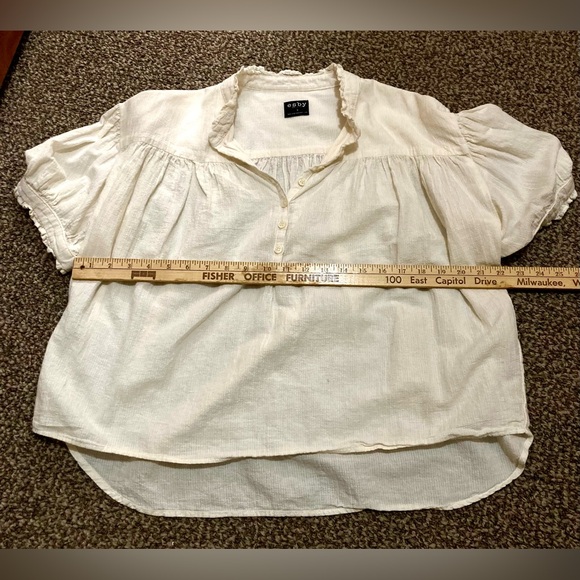 New Listing-Esby Women's Ivory Blouse - Picture 7 of 7